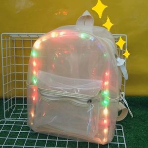 Clear LED Music Festival Backpack